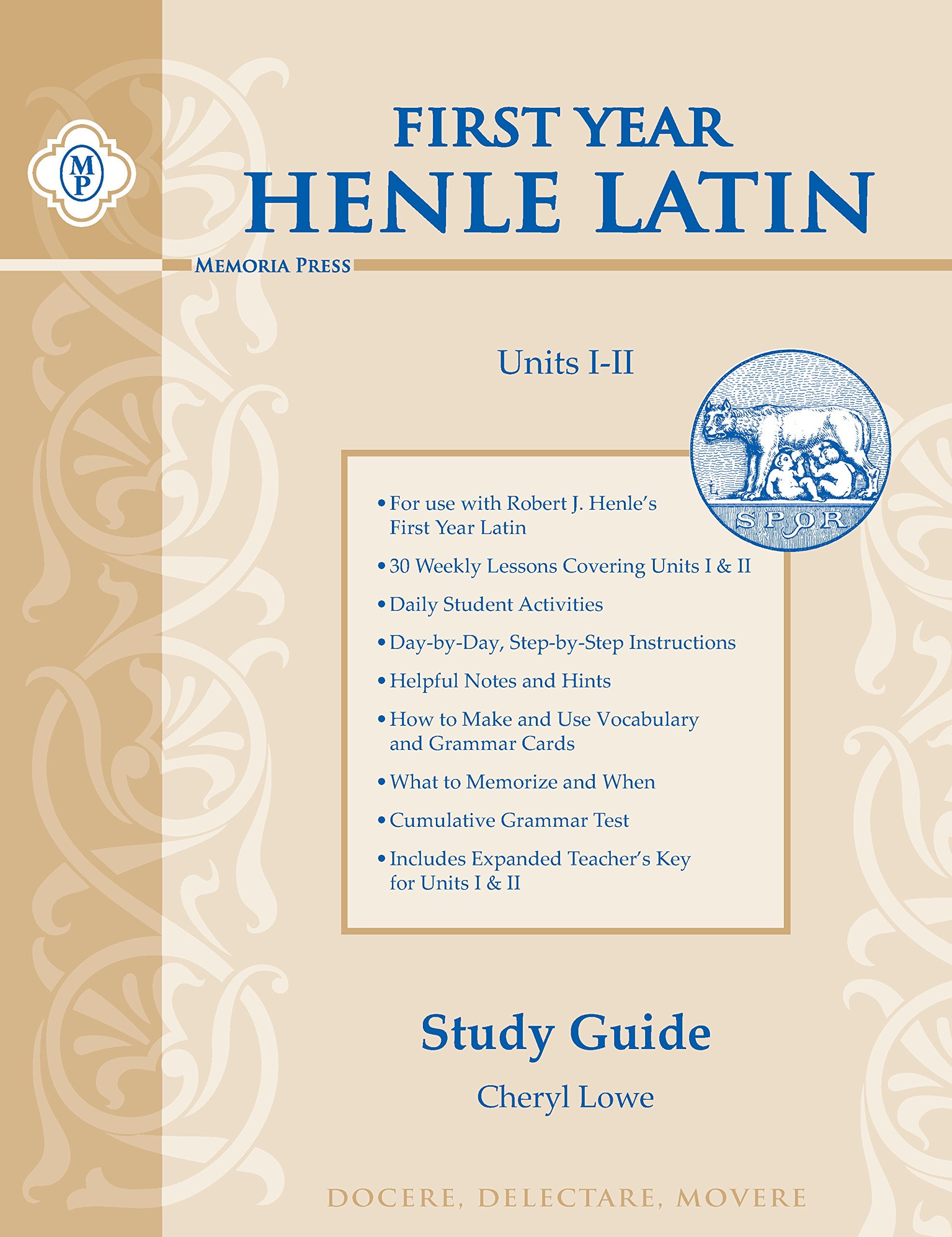 Henle Latin I Study Guide Units I & II (Latin Edition),Used