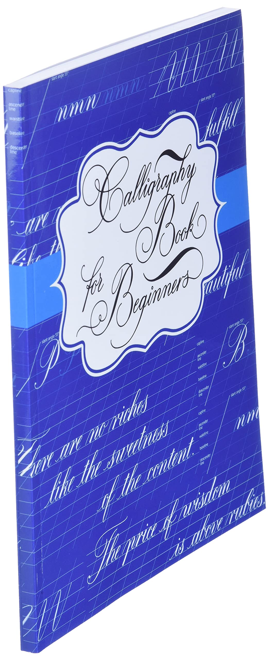 Calligraphy Book for Beginners: Calligraphy Lettering Workbook Teaching Cursive Handwriting Art,Used
