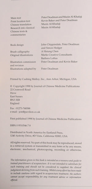 A Manual Of Acupuncture