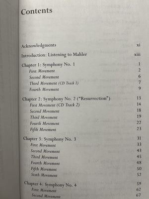 The Mahler Symphonies: An Owner's Manual (includes 1 CD),Used