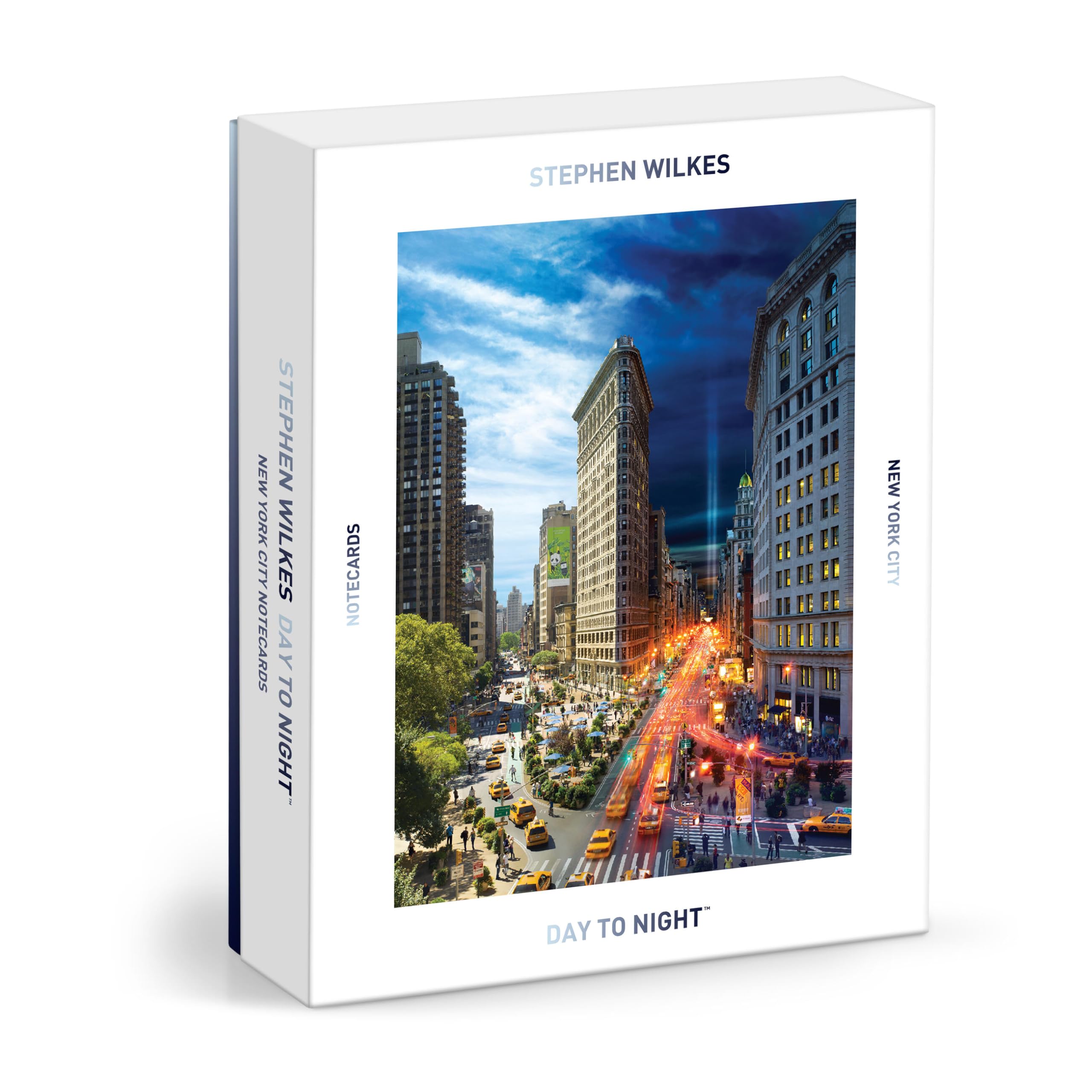Galison Stephen Wilkes Day To Night Notecard Set  All Occasion Assorted 16 Blank Notecards Featuring Four Iconic Day To Night I