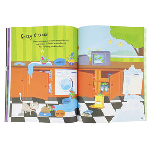 2000 Stickers Monsters Activity Book: Halloween Sticker And Activity Puzzle Book For Kids