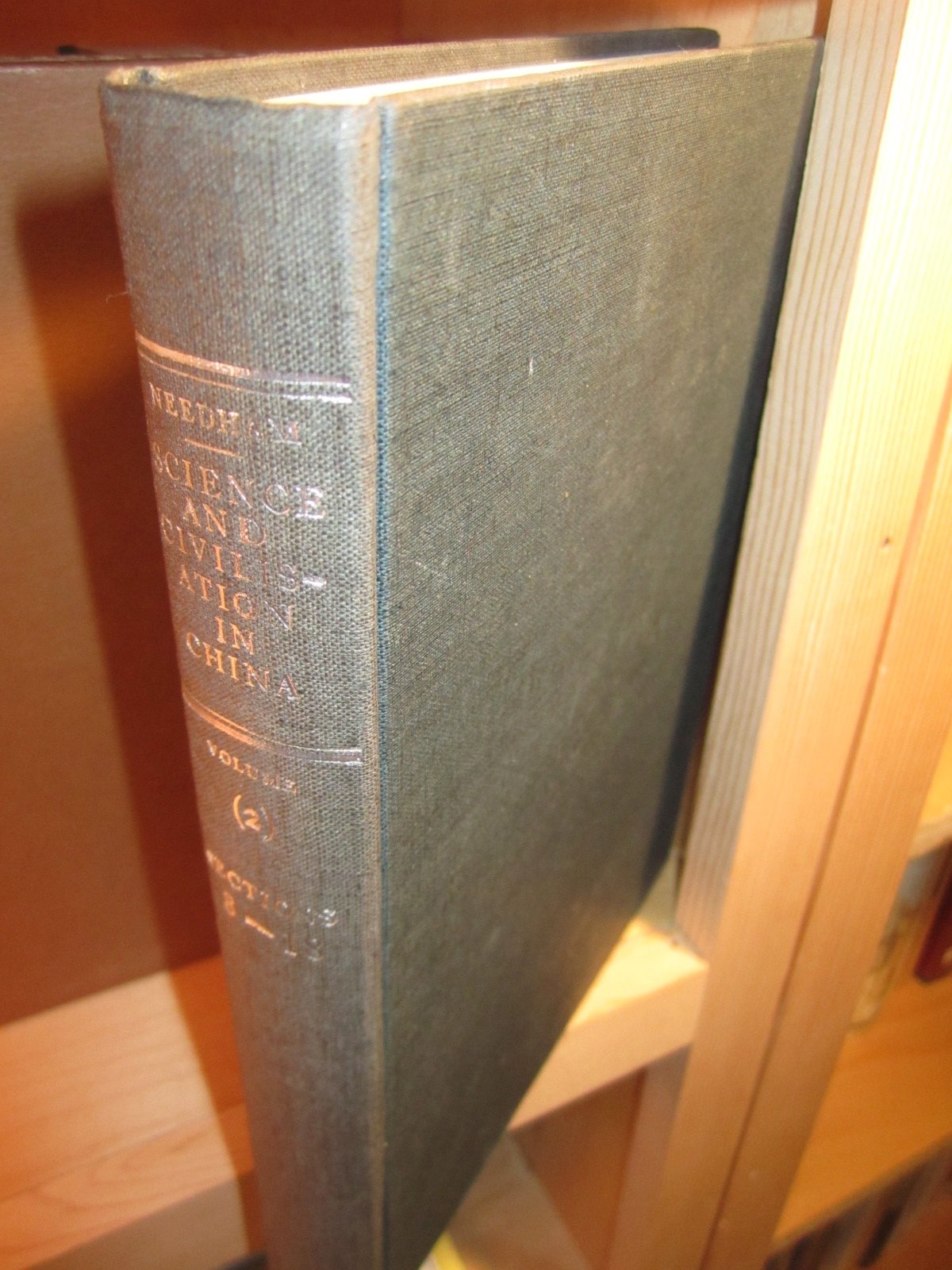 Science and Civilisation in China, Vol. 2, History of Scientific Thought,New