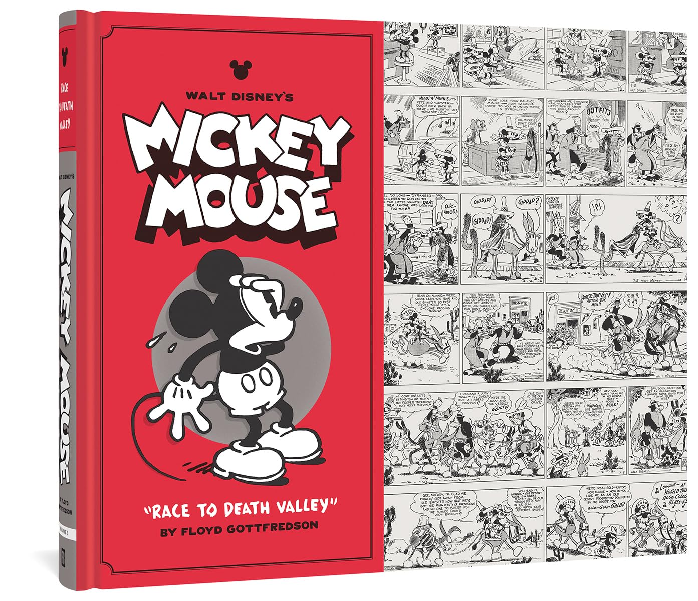 WALT DISNEYS MICKEY MOUSE HC VOL 1: RACE TO DEATH VALLEY (DISNEY MICKEY MOUSE HC),Used