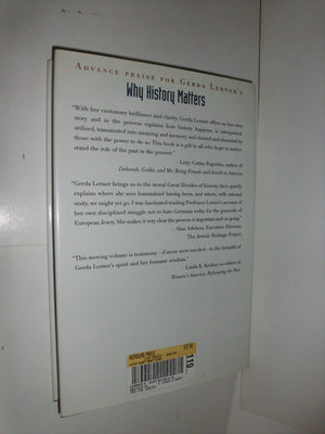 Why History Matters: Life and Thought,Used