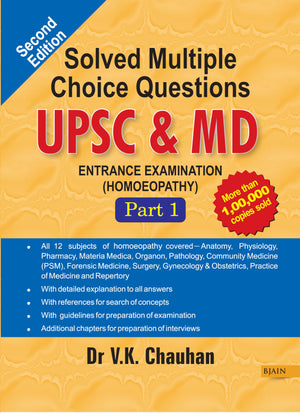 Solved Multiple Choice Question Upsc & Md Entrance Examination In Homeopathy - Part 1