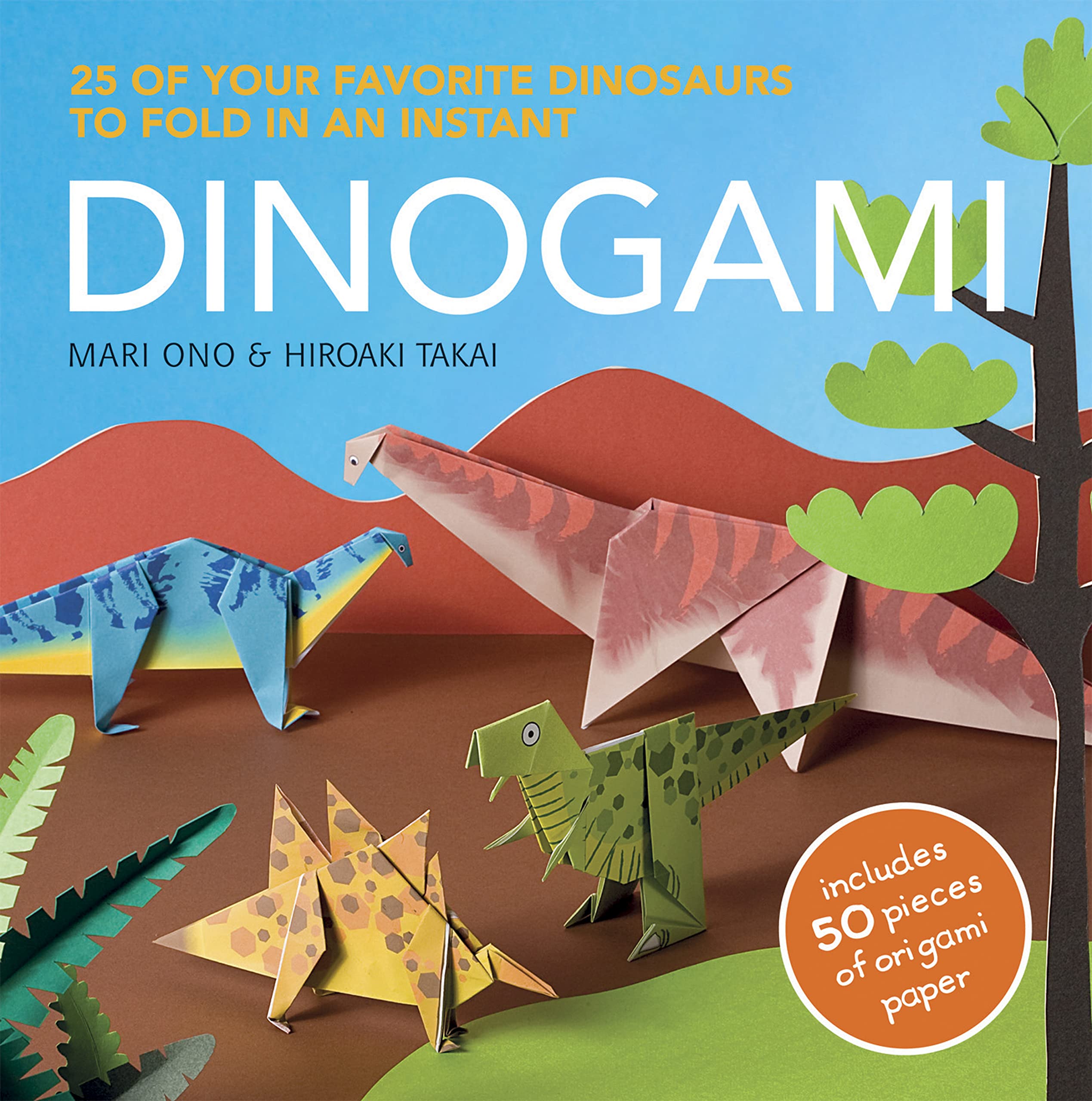Dinogami: 25 of your favourite dinosaurs to fold in an instant,Used