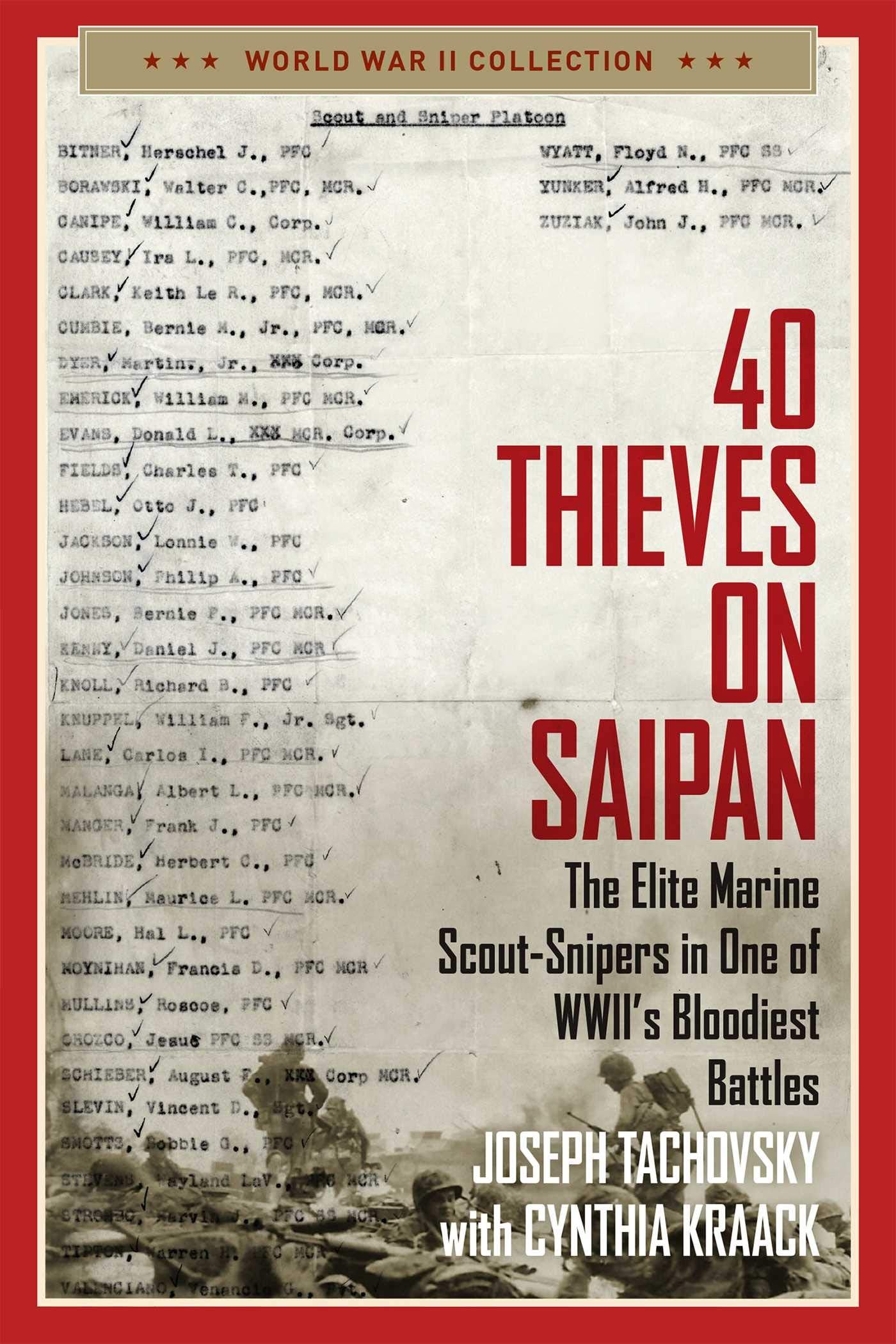 40 Thieves On Saipan: The Elite Marine Scoutsnipers In One Of Wwii'S Bloodiest Battles (World War Ii Collection)