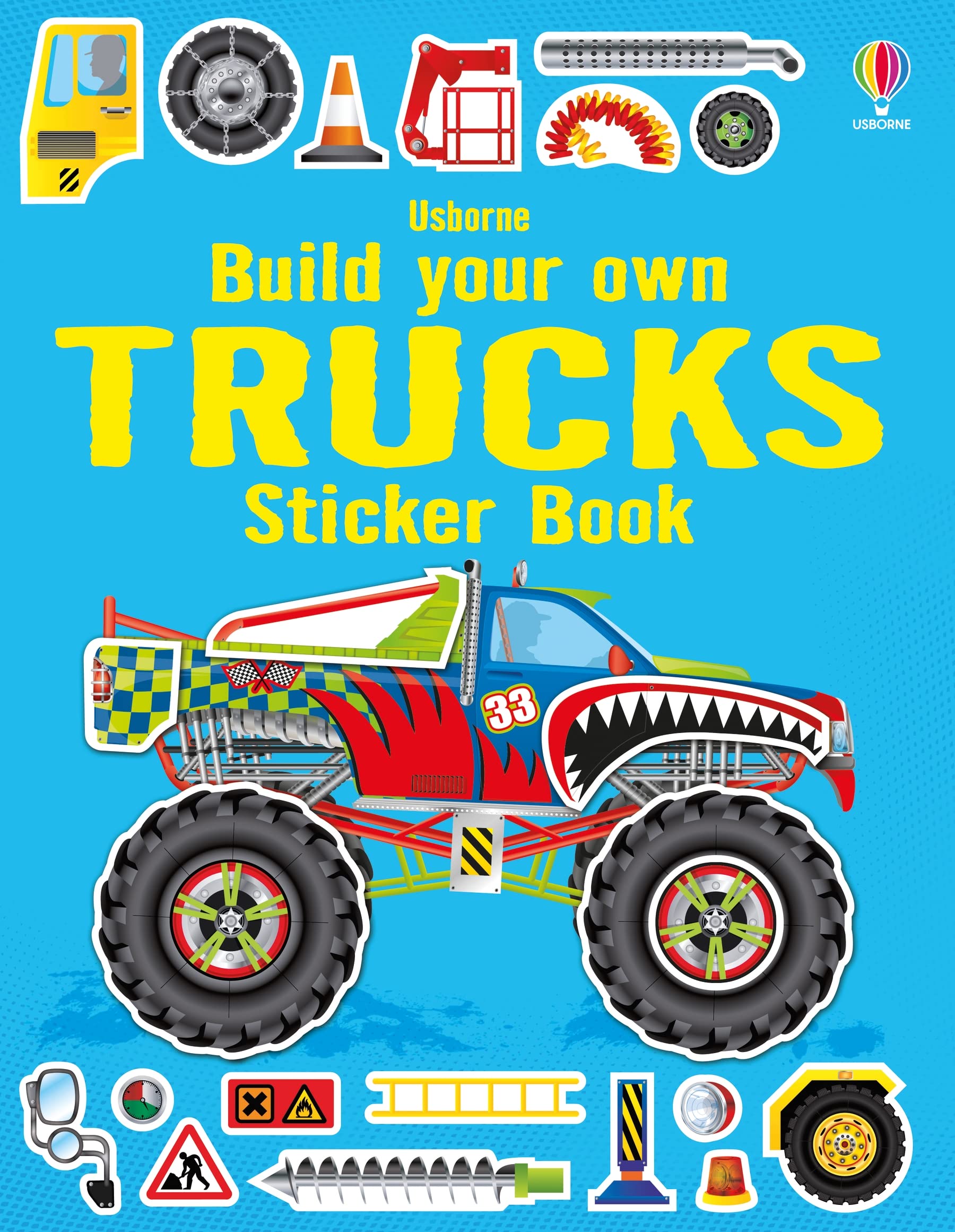 Build Your Own Trucks Sticker Book,Used