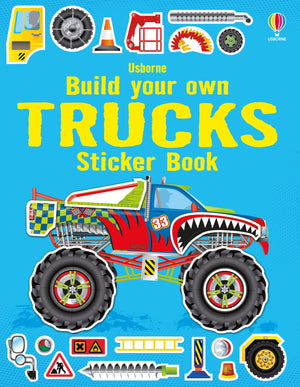 Build Your Own Trucks Sticker Book,Used