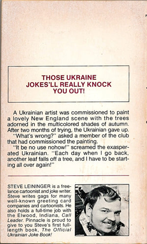 The Official Ukrainian Joke Book,Used