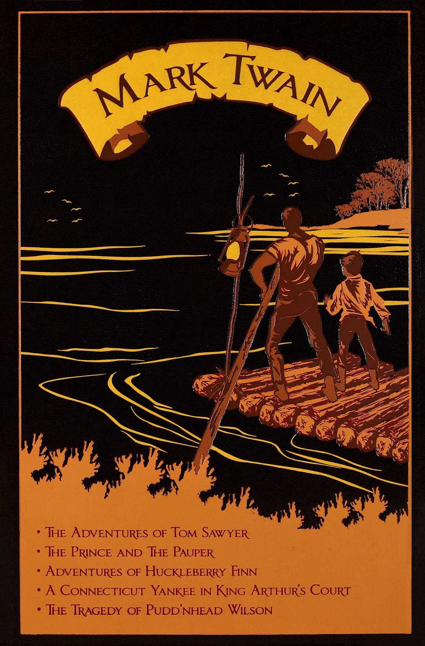 Mark Twain: Five Novels (Leatherbound Classics)