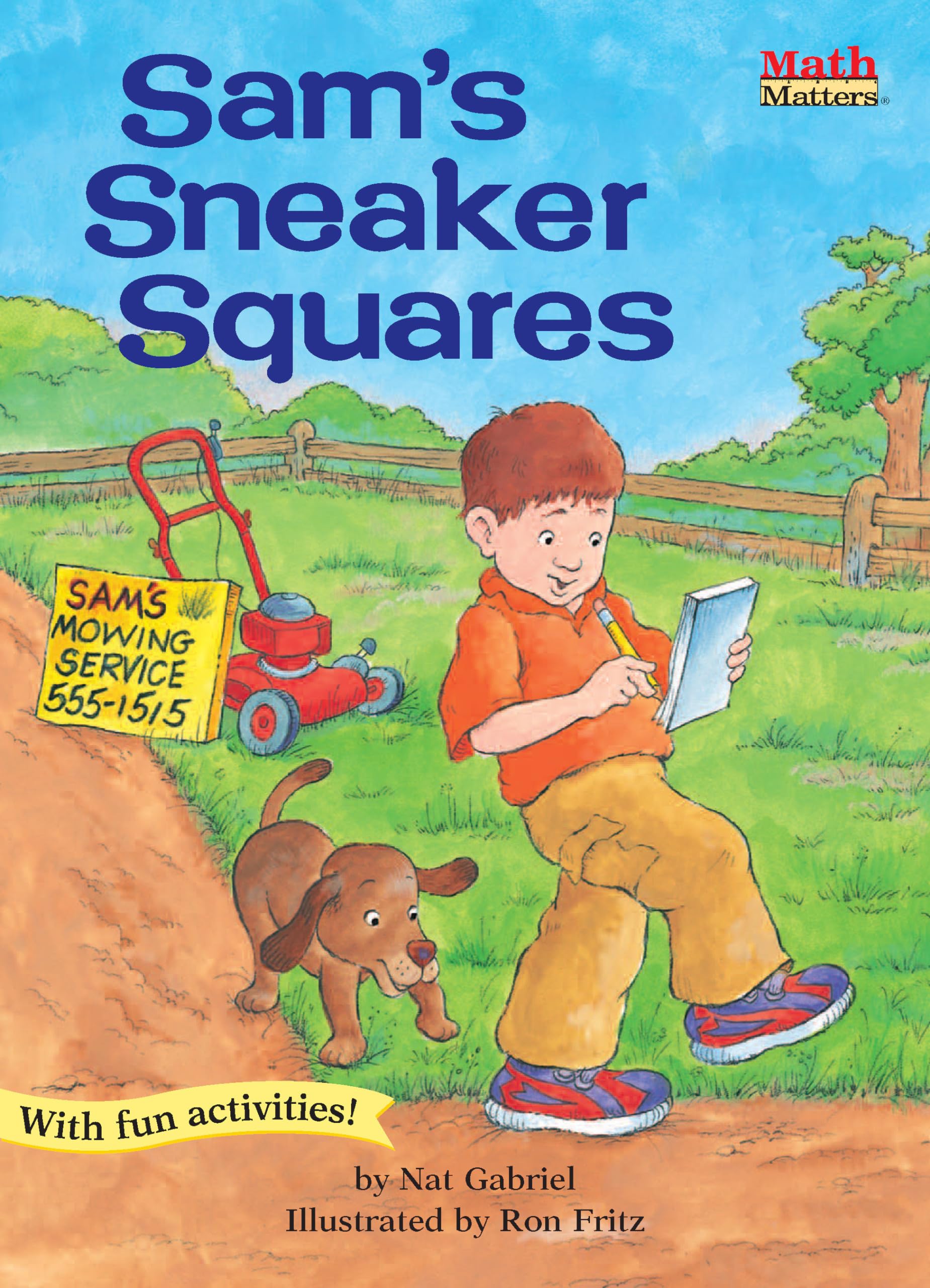 Sam'S Sneaker Squares: Measuring: Area (Math Matters )