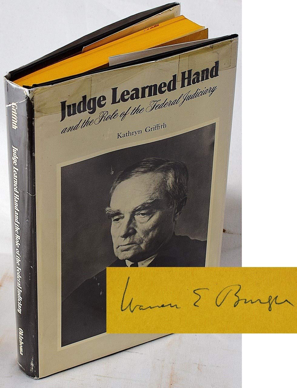 Judge Learned Hand And The Role Of The Federal Judiciary,Used