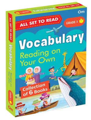 All Set To Read: First Vocabulary Building Grade 1 Learning Pack - Reading On Your Own | Little Learners Word Kit | Grade 1 Vocabulary & Letters Starter | First Steps In Vocabulary | Word Play For Grade 1 & Little Learners | 6-In-1 Book Pack