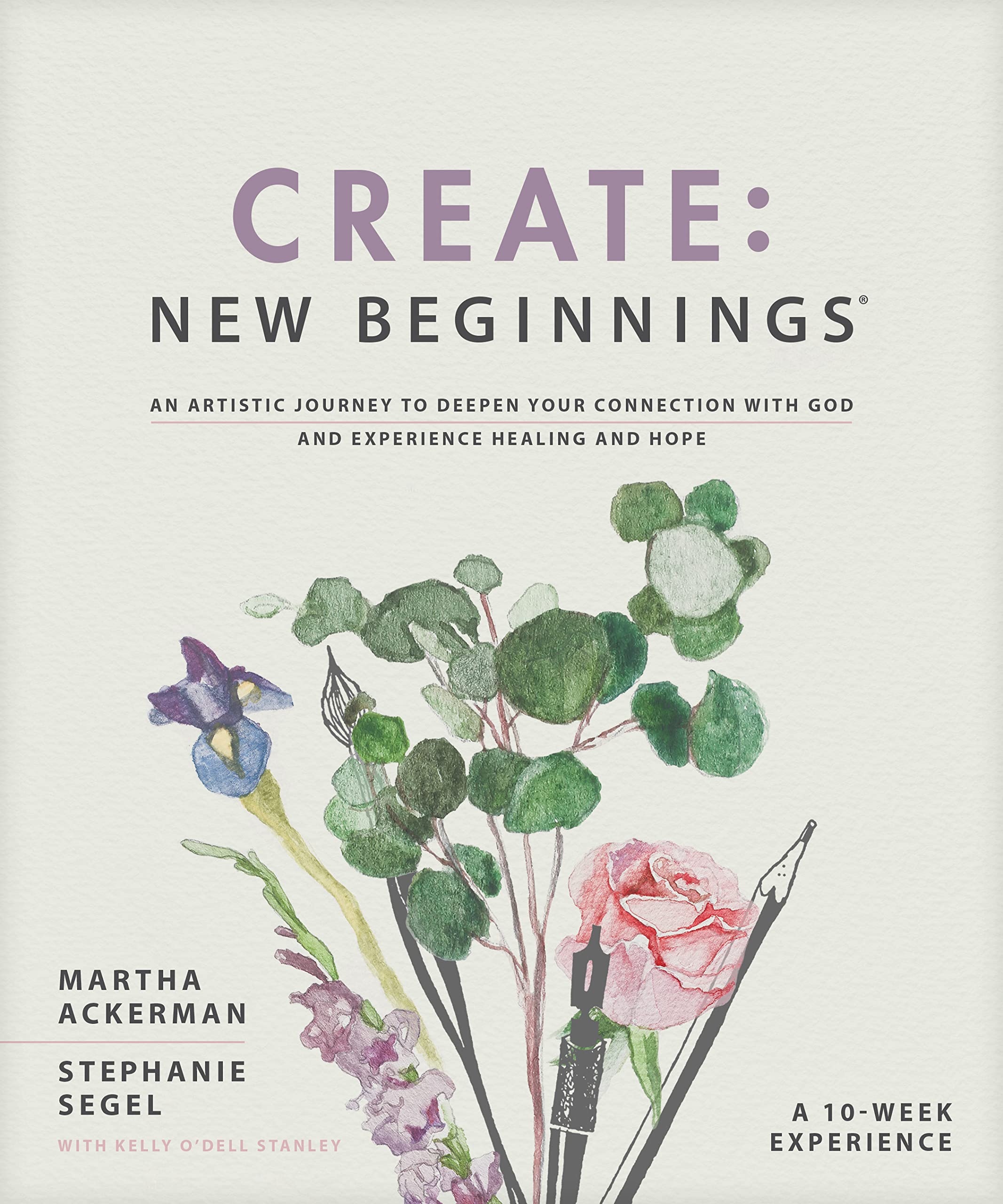 Create: New Beginnings: An Artistic Journey to Deepen Your Connection with God and Experience Healing and Hope,Used