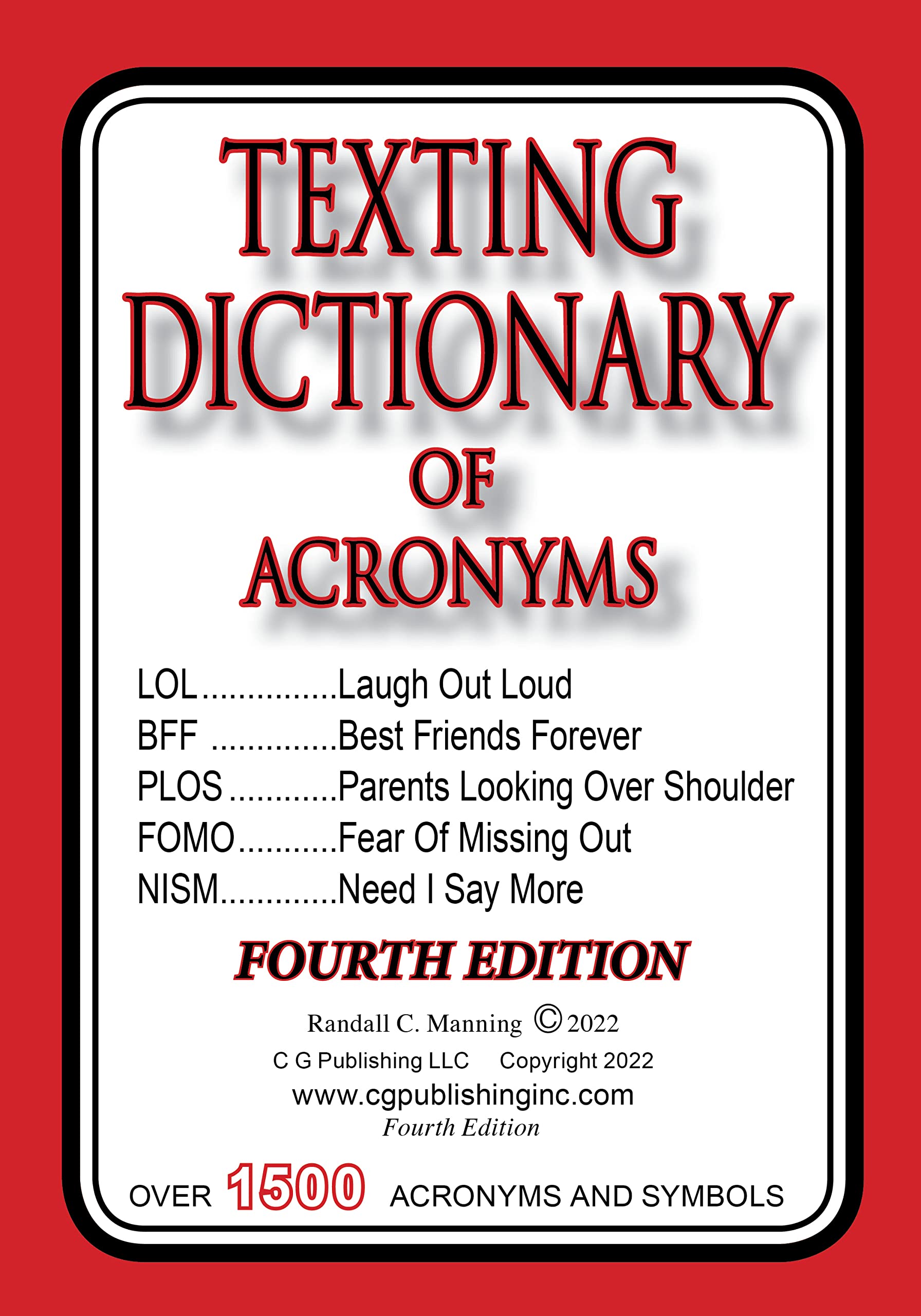 Texting Dictionary of Acronyms (C G Publishing)