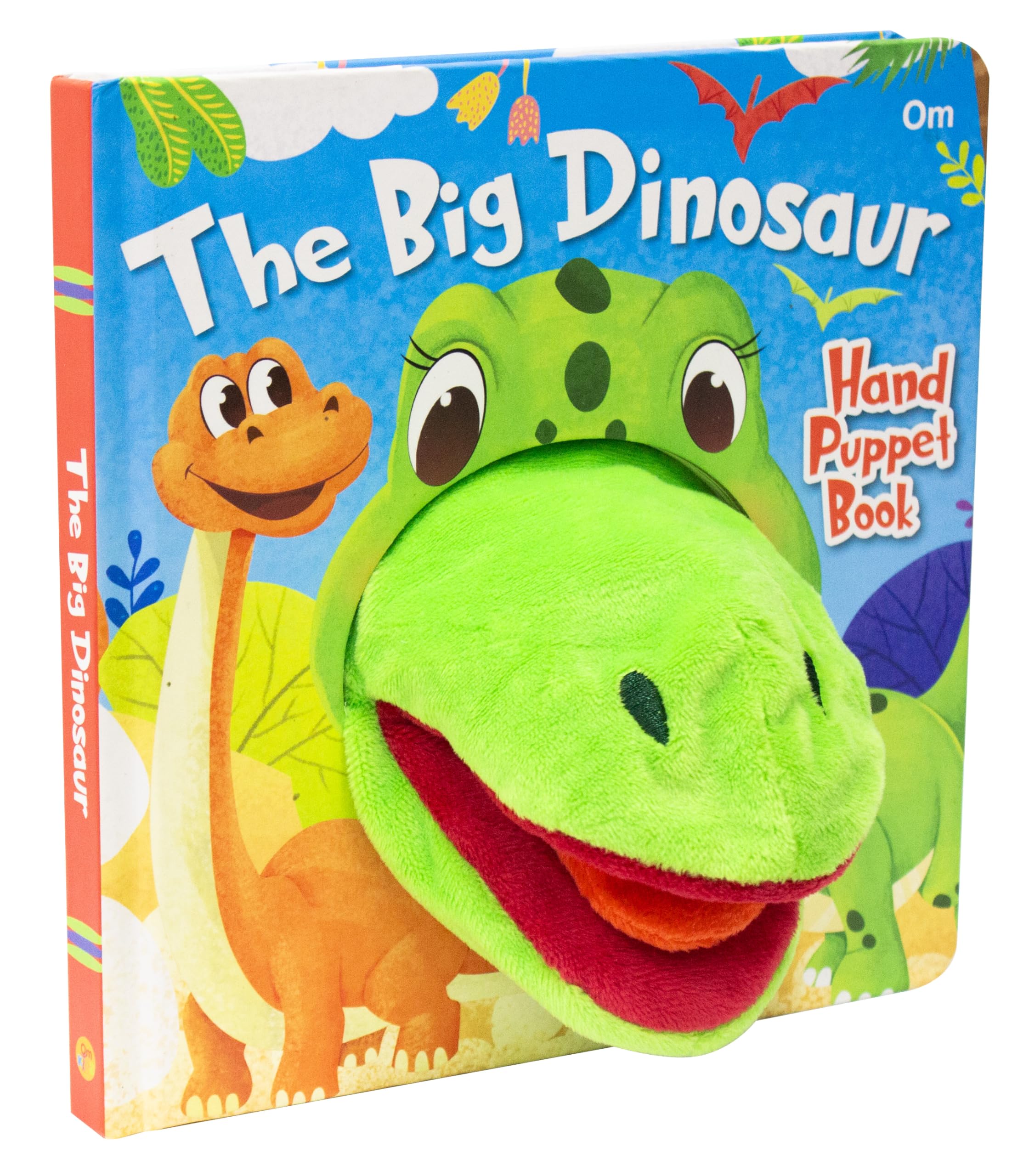 The Big Dinosaur Hand Puppet Book For Children: Animal Hand Puppet Board Book For Babies | Fun Interactive Dino Toy Book | Touch And Play Story | Animal-Themed Picture Book For Kids; 1+ Ages