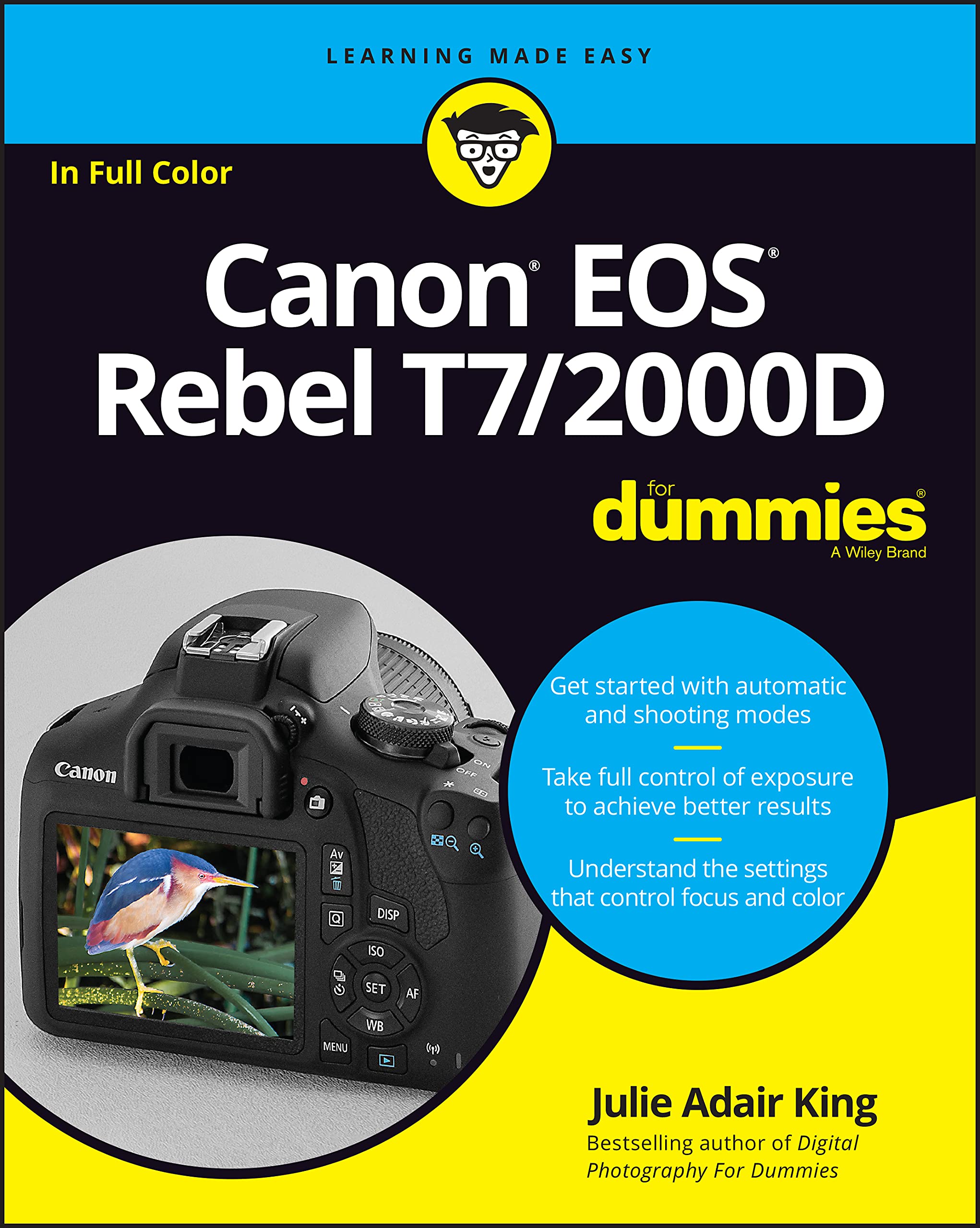 Canon EOS Rebel T7/2000D For Dummies (For Dummies (Computer/Tech)),Used