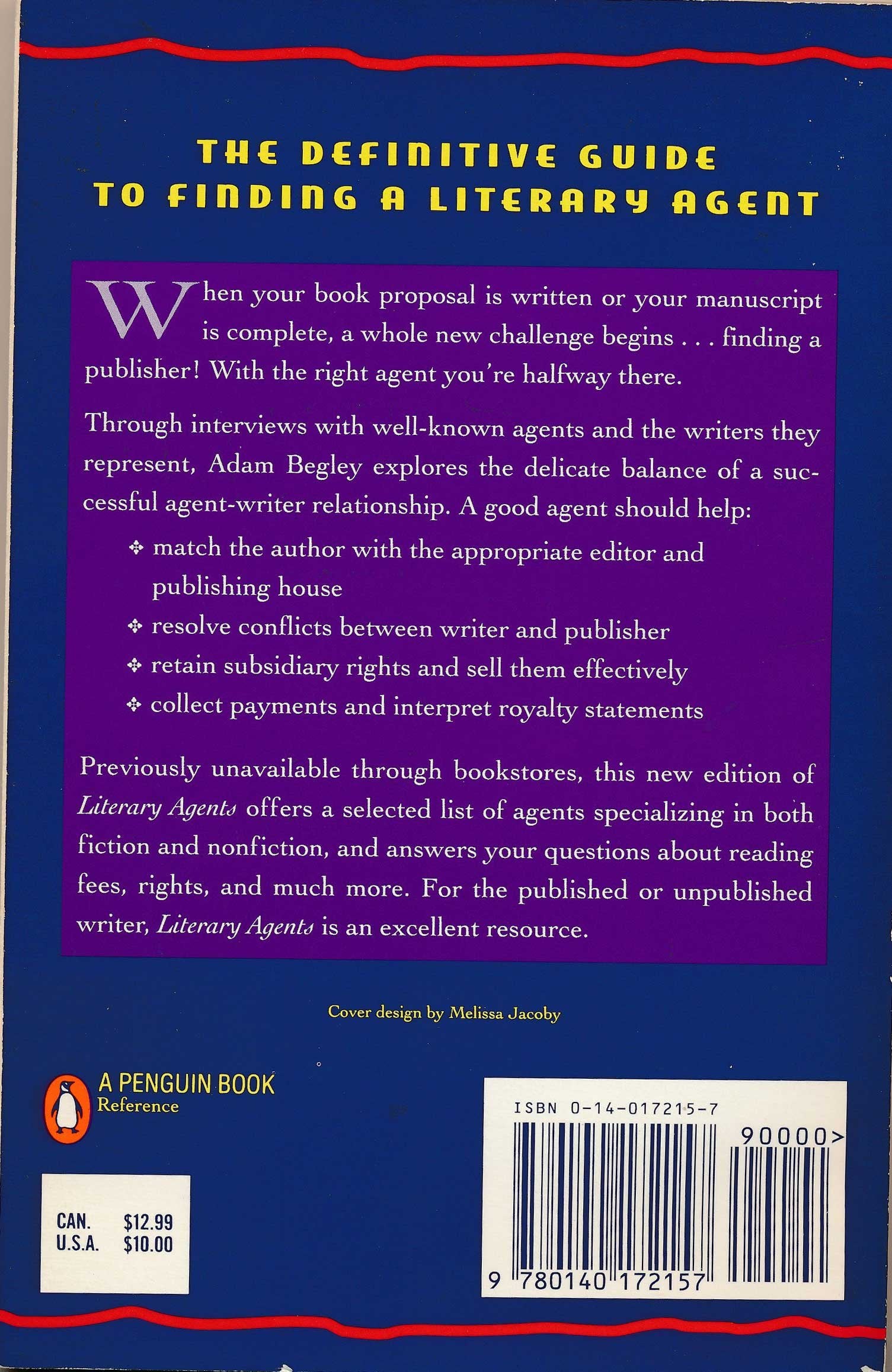 Literary Agents: A Writer's Guide,Used