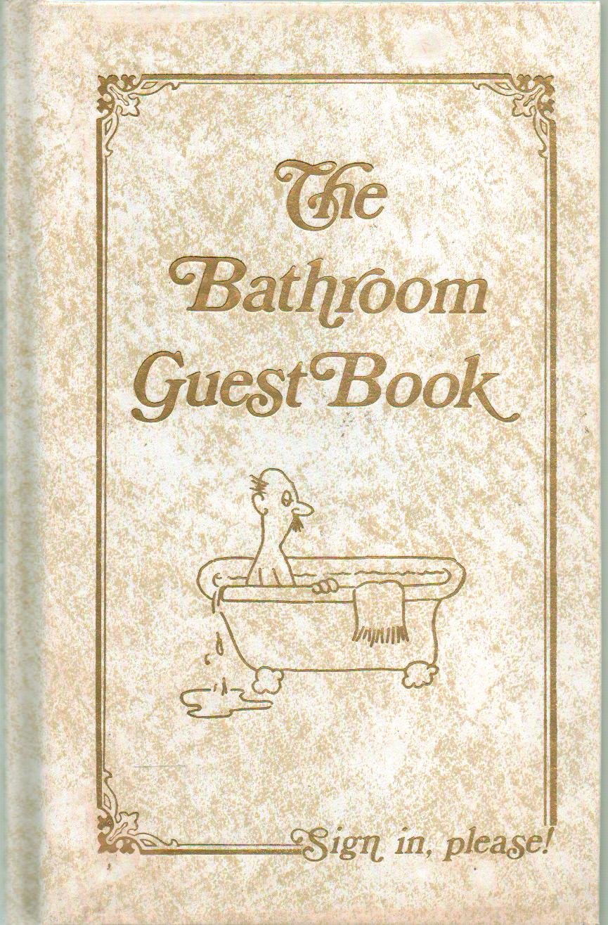 THE BATHROOM GUEST BOOK.,Used