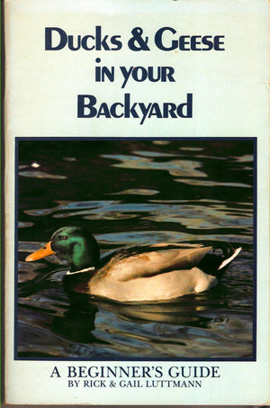 Ducks and Geese in Your Backyard: A Beginner's Guide,Used