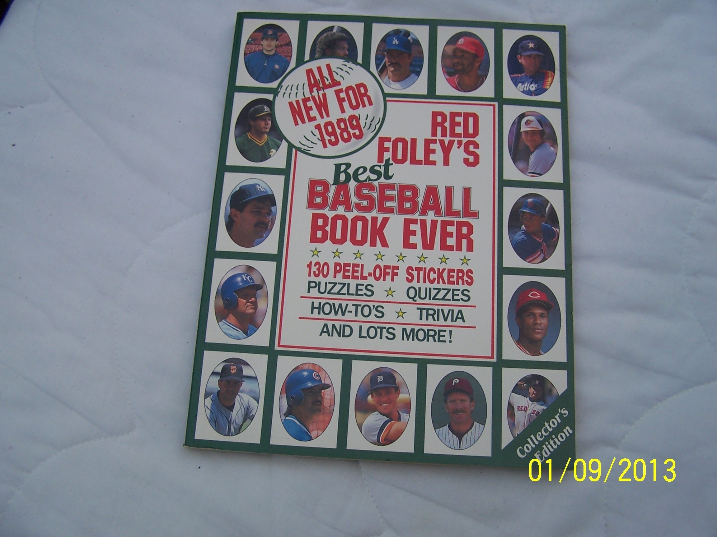 RED FOLEY'S BEST BASEBALL BOOK 1989 EDITION,Used