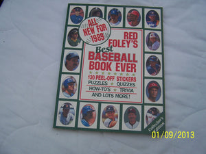 RED FOLEY'S BEST BASEBALL BOOK 1989 EDITION,Used