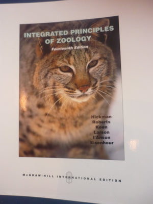 Integrated Principles of Zoology,New