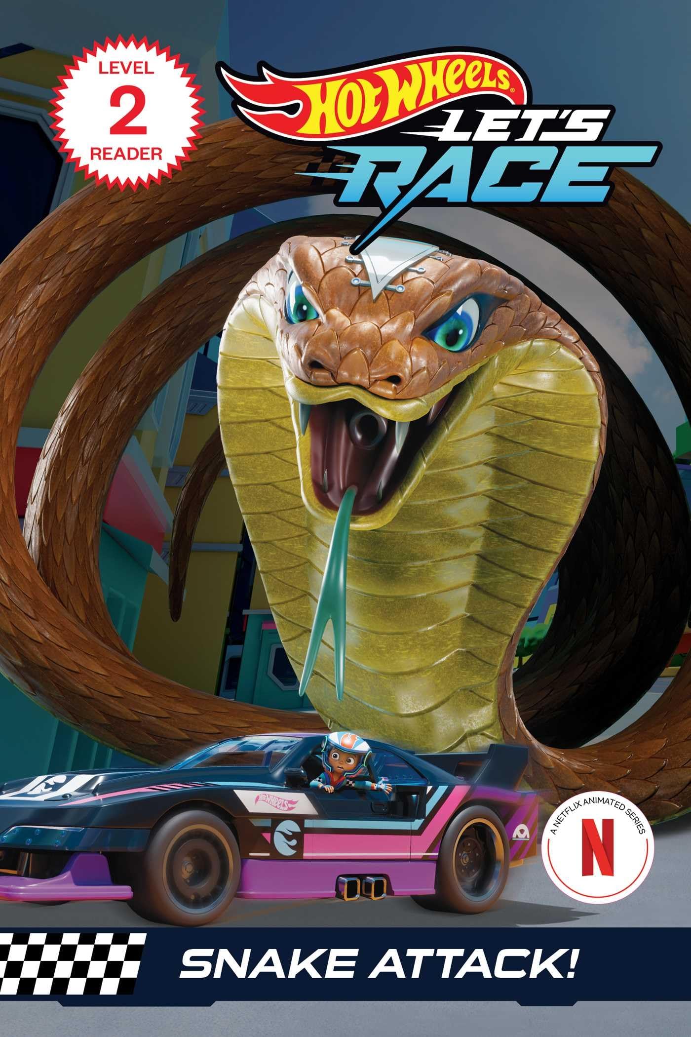 Hot Wheels Let's Race: Snake Attack! (Level 2) (Hot Wheels Let's Race: Level 2 Reader),New