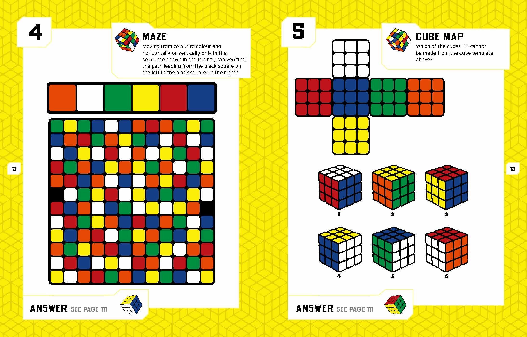 Rubik's Puzzles: 101 Puzzles to Test Your Brain Power,Used