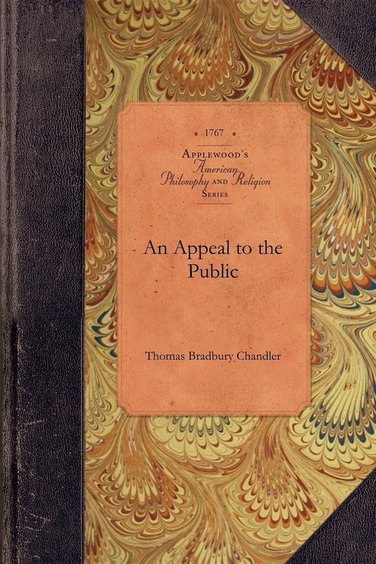 An Appeal to the Public (Applewood Books),Used