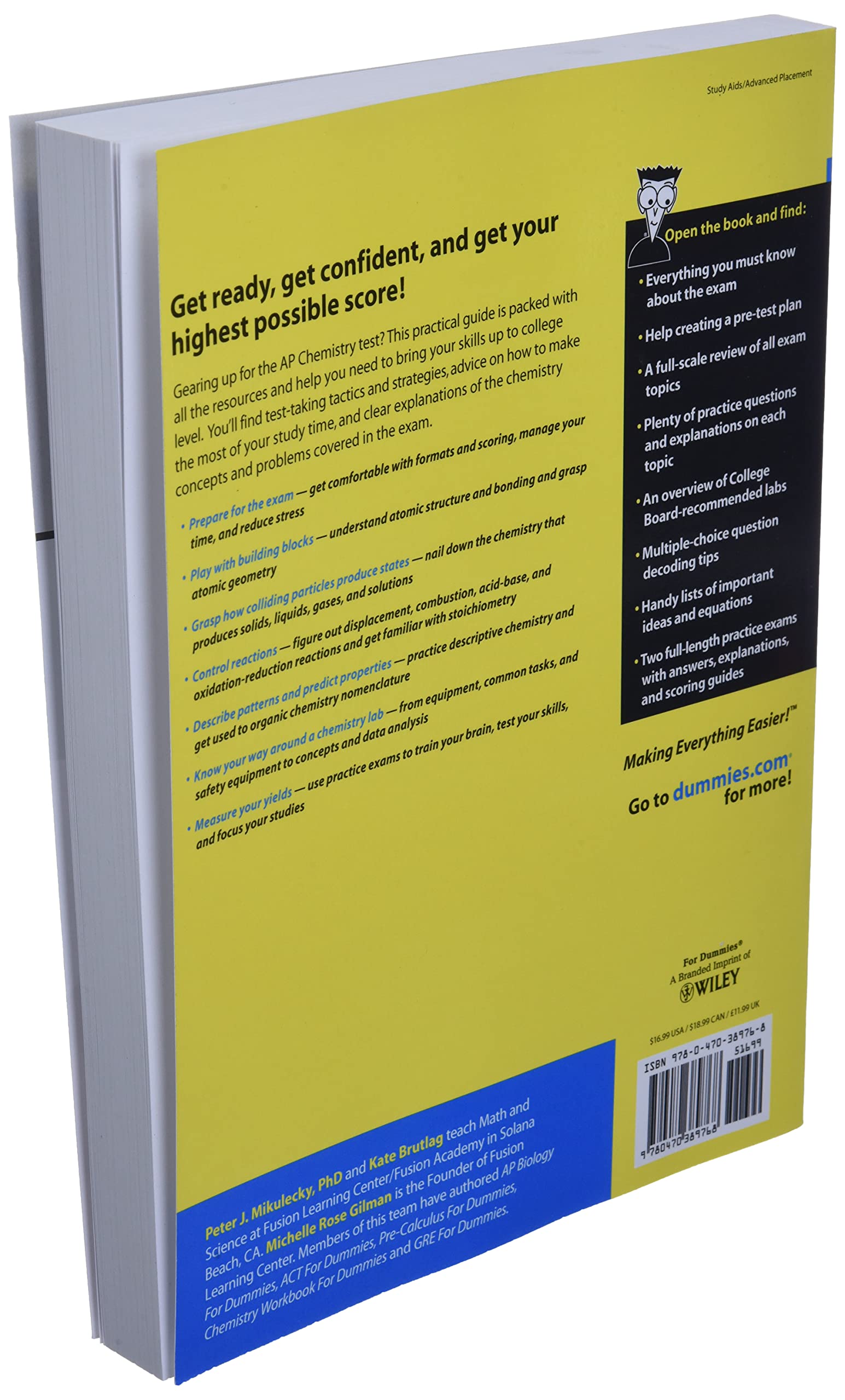 AP Chemistry For Dummies,Used
