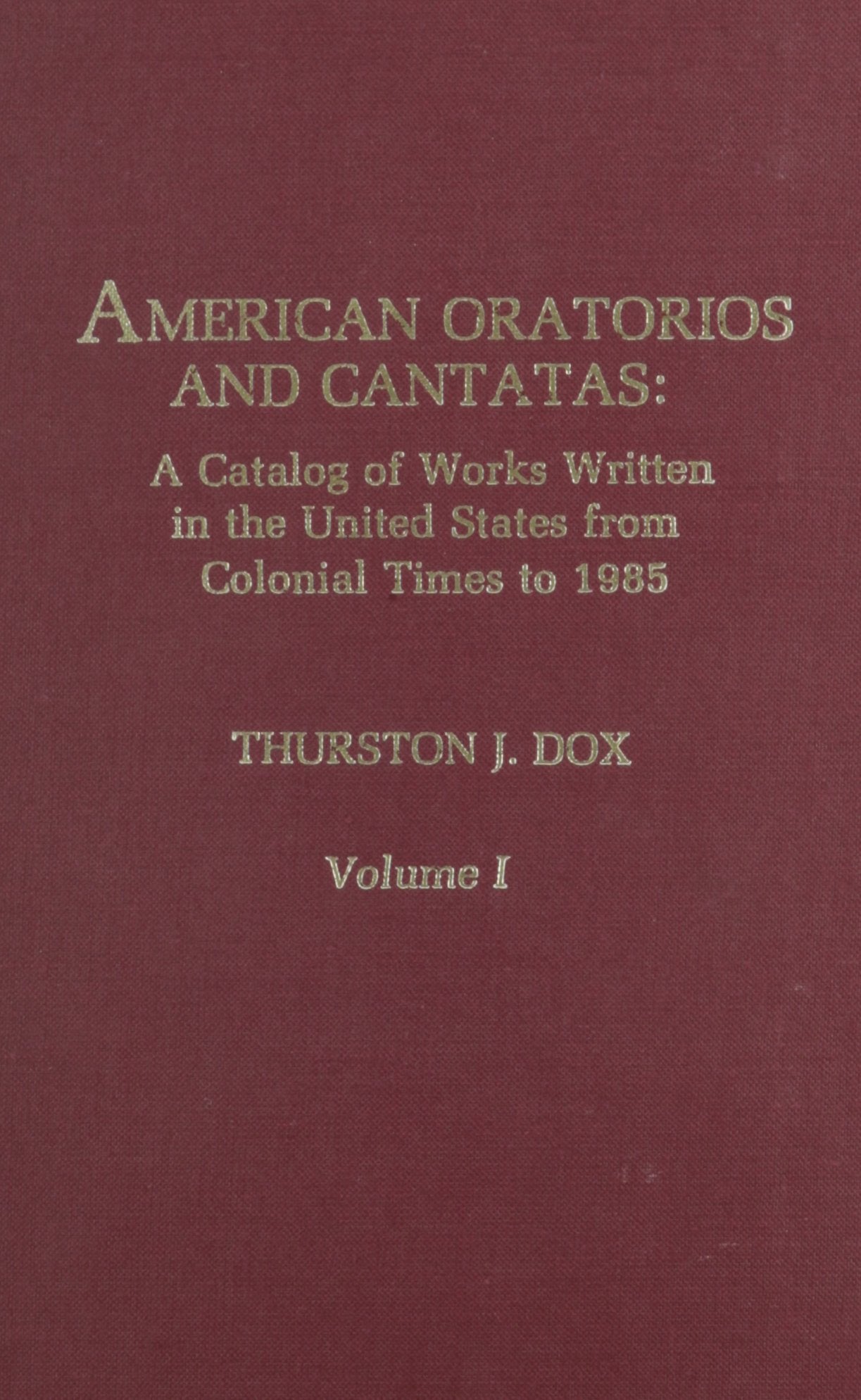American Oratorios And Cantatas,Used