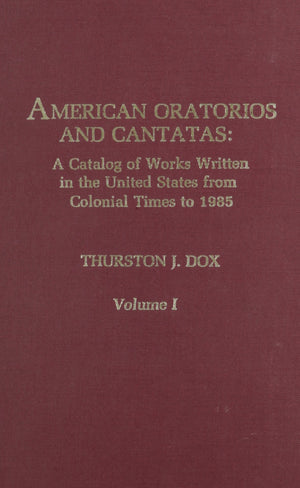 American Oratorios And Cantatas,Used