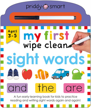 My First Wipe Clean Sight Words (Priddy Learning),Used
