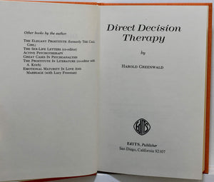 Direct Decision Therapy,New