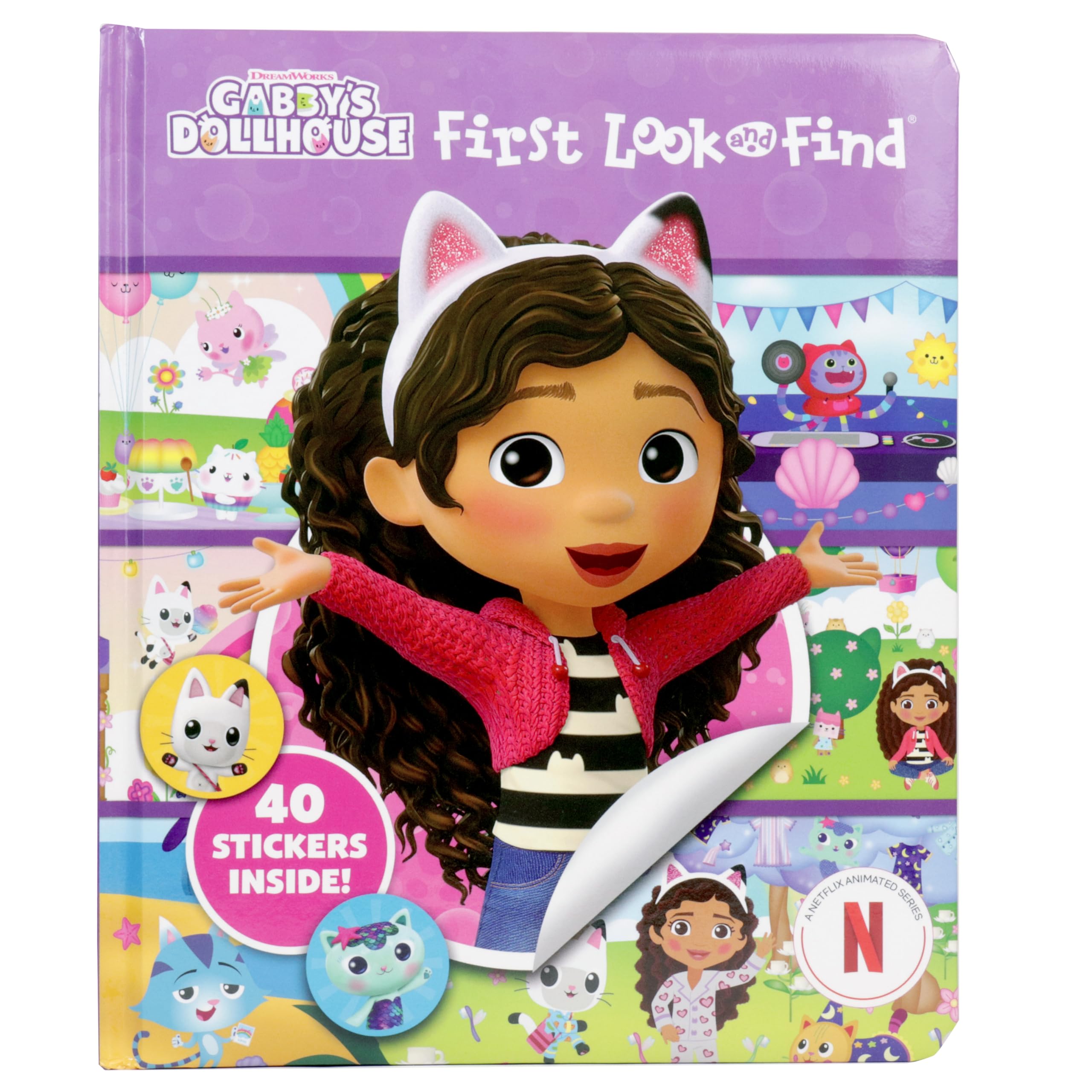 DreamWorks Gabby's Dollhouse  First Look and Find Activity Book  PI Kids,New