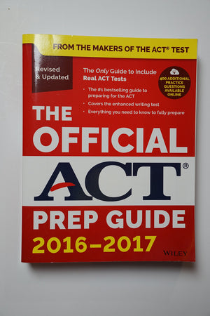 The Official ACT Prep Guide 20162017,Used