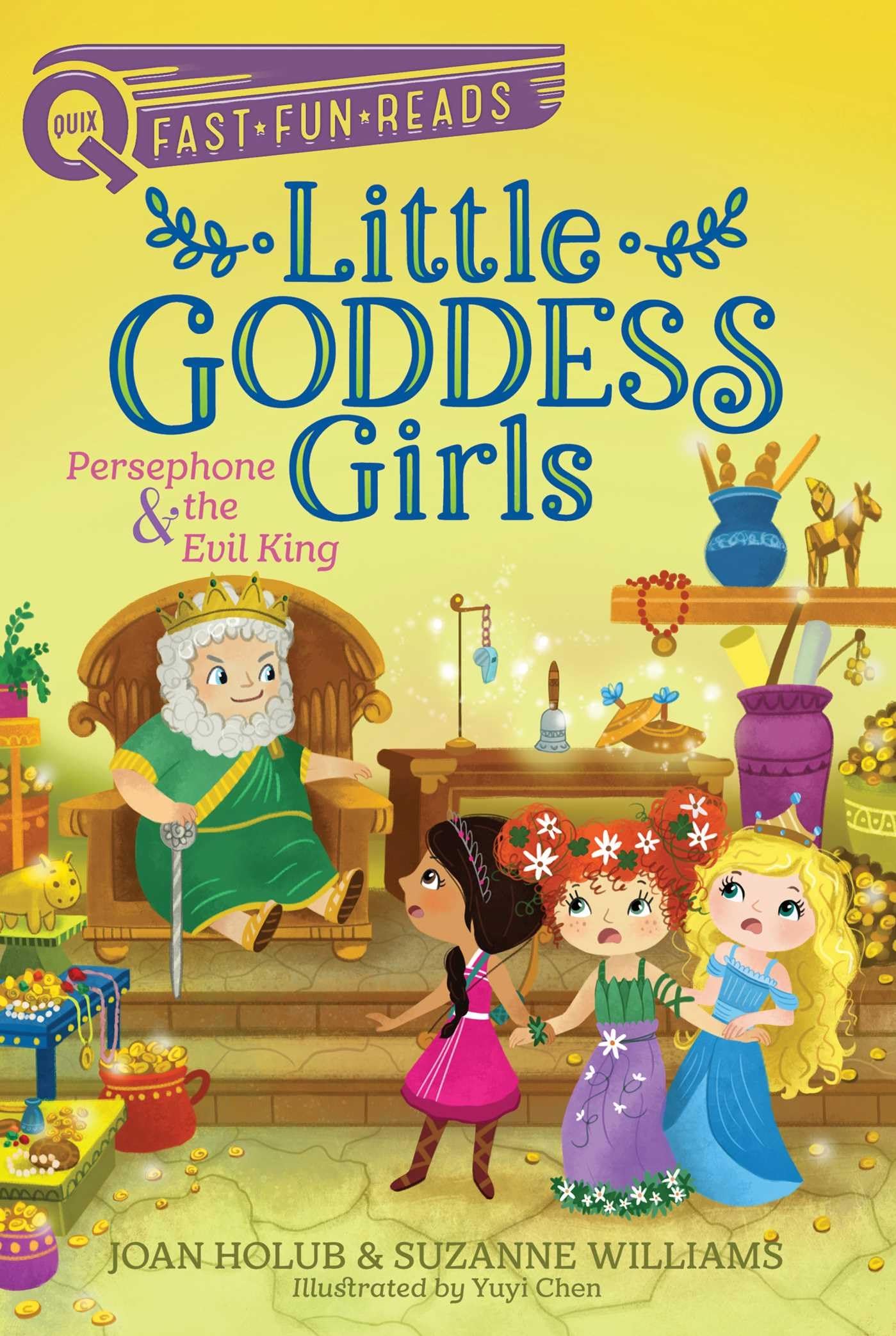 Persephone & the Evil King: A QUIX Book (6) (Little Goddess Girls),Used