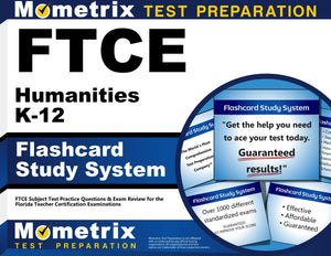 Ftce Humanities K12 Flashcard Study System: Ftce Test Practice Questions & Exam Review For The Florida Teacher Certification Ex,Used