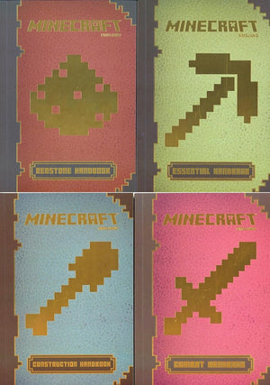 Minecraft Handbook Pack (4 Ct.) : Minecraft: Essential Handbook, Minecraft Construction Handbook, Minecraft: Combat Handbook, Mi,New