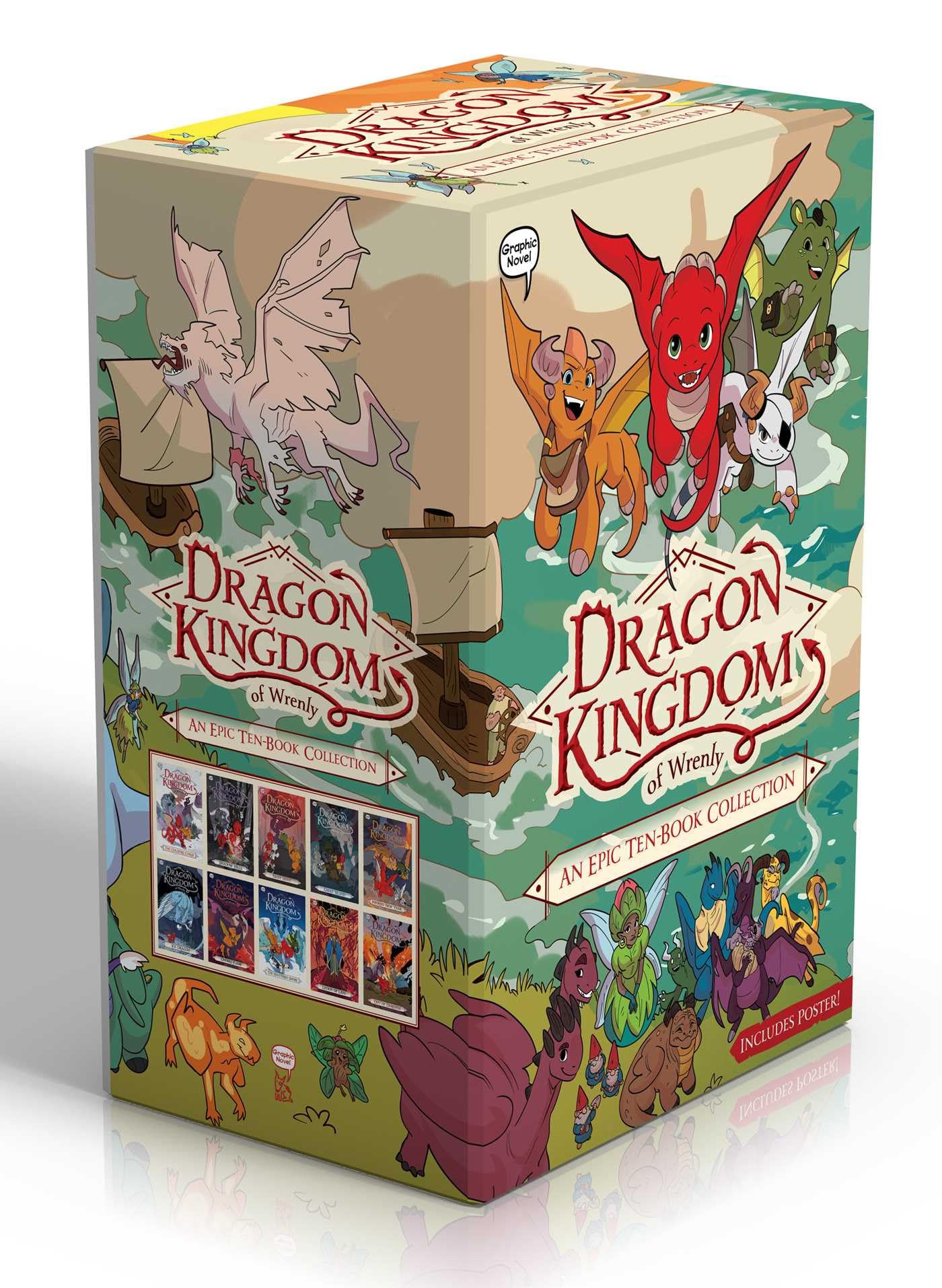 Dragon Kingdom Of Wrenly An Epic Tenbook Collection (Includes Poster!) (Boxed Set): The Coldfire Curse; Shadow Hills; Night Hun,New