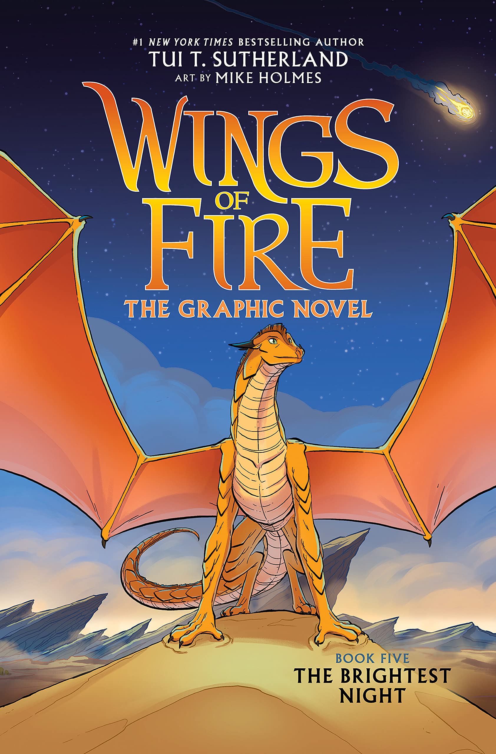 Wings Of Fire: The Brightest Night: A Graphic Novel (Wings Of Fire Graphic Novel #5) (Wings Of Fire Graphix)-used