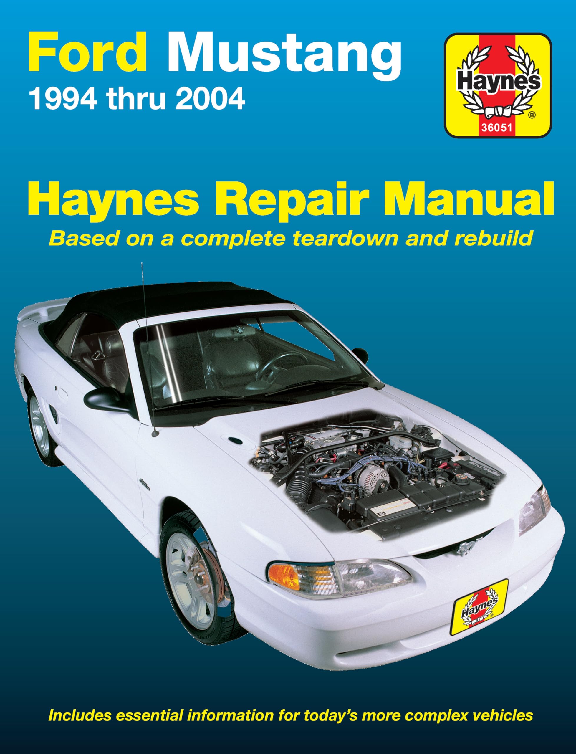 Ford Mustang 1994 thru 2004 Haynes Repair Manual: 1994 thru 2004 (Haynes Repair Manual (Paperback)),Used