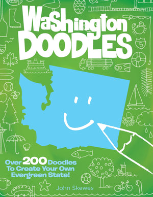 Washington Doodles: Over 200 Doodles to Create Your Own Evergreen State,Used