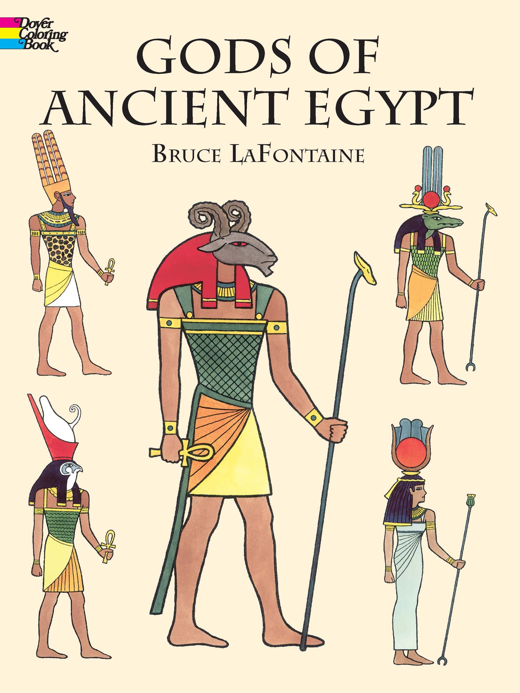 Gods of Ancient Egypt Coloring Book (Dover Classic Stories Coloring Book),Used