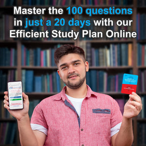 US Citizenship Flash Cards: Compact Naturalization Test Study Guide with 100 USCIS Questions & Answers, New Turn & Flip Method, ,New