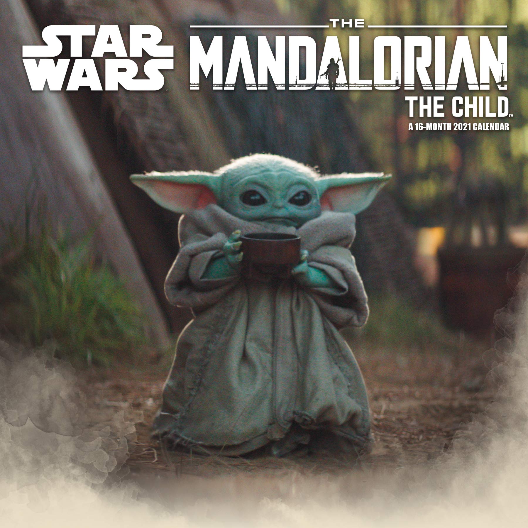 2021 Star Wars Mandalorian  The Child Wall Calendar,Used