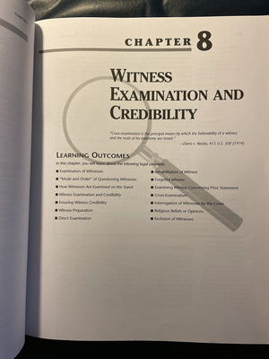 Laws of Evidence,Used